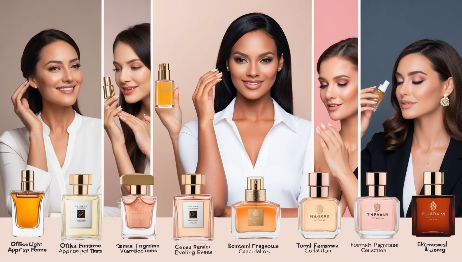 Női parfüm sokoldalúság teszt - különböző alkalmak és viselési módok
